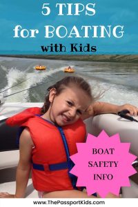 Find out all the details you need to know and Tips for Boating with Kids! Including keeping them busy, kids boating safety, fun and easy activities for kids on boats and more! Whether you are boating with a toddler, boating with a baby or boating with kids all these tips will help them stay safe in the sun. #boatingkids #kidsboating #kidsboatsafety #waterbabies #boatlife #kidswater
