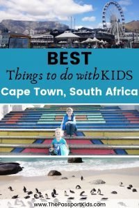 Best itinerary for Cape Town, South Africa with kids. Some family-friendly things to do in Cape Town including: Table Mountain, V & A Waterfront, Boulders Beach, Cape of Good Hope, Cape Point, Robben Island, Stellenbosch, Lion’s Head and so much more for a family trip. #capetown #southafrica #tablemountain #capepoint #capeofgoodhope