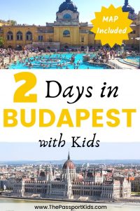 The best way to spend 2 days in Budapest, Hungary! An easy Budapest itinerary to help you explore Budapest in 48 hours with kids. A MAP included for all the best places to visit like Buda Castle, Fisherman’s Bastion, Matthias Church, Szechenyi Chain Bridge, Hungarian Parliament, Széchenyi Thermal Bath, Danube River, City Park and so much more! #budapest #hungary #chainbridge #buda #pest #MatthiasChurch #FishermansBastion #danuberiver
